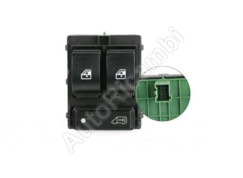 Electric window buttons Fiat Ducato since 2011 left, green