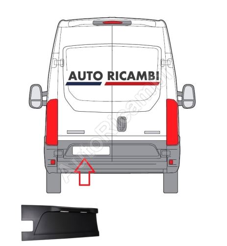 Protective strip Iveco Daily since 2014 rear, left door