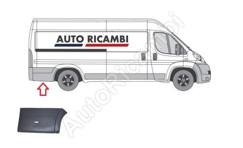 Protective trim Fiat Ducato since 2006 right, behind the rear wheel - extra length