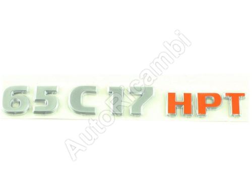Emblem "65C17 HPT" Iveco Daily 2000 rear