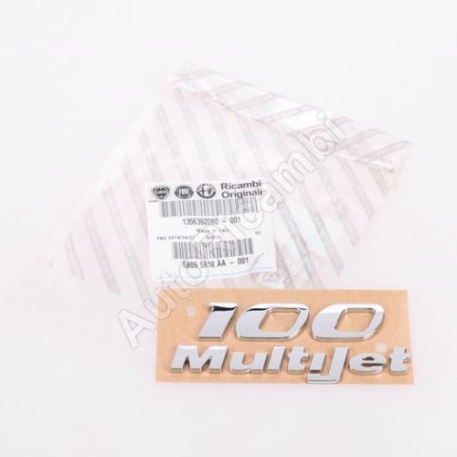 Emblème "100 Multijet" Fiat Ducato 250