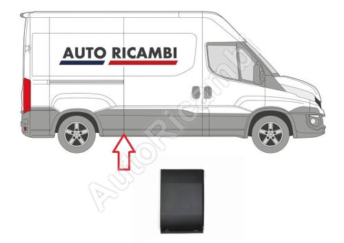 Protective trim Iveco Daily since 2014 right, in front of the rear wheel