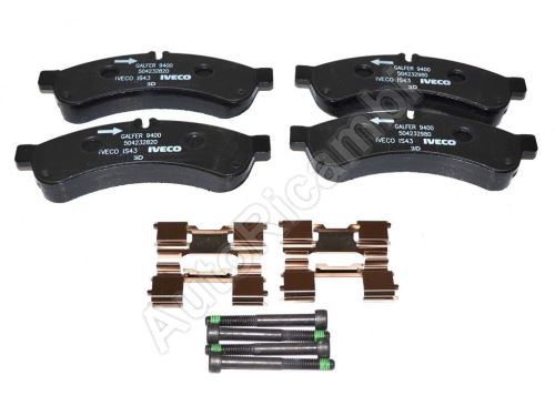 Brake pads Iveco Daily since 2006 65/70C rear, with accessories