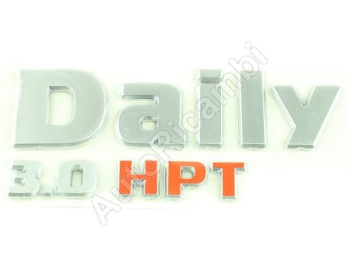 Emblem "Daily 3.0 HPT" Iveco Daily 2000 rear