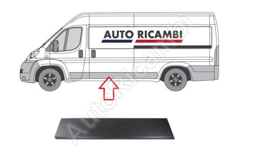 Protective trim Fiat Ducato since 2006 left, in the middle
