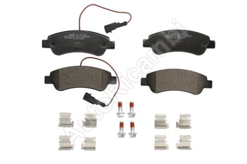 Brake pads Fiat Ducato since 2011 rear, 2-sensors, with accessories, typ BOSCH