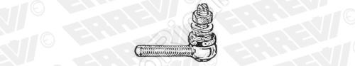 Tie rod end of load valve lever Iveco EuroCargo, EuroStar (RH thread)