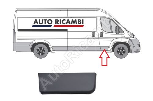 Protective trim Fiat Ducato since 2006 right, front door