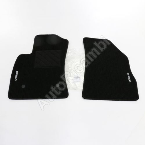 Textile mats (Velour) Fiat Doblo 2010 set 2pcs
