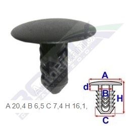 Fiat clip for covers (10pcs)