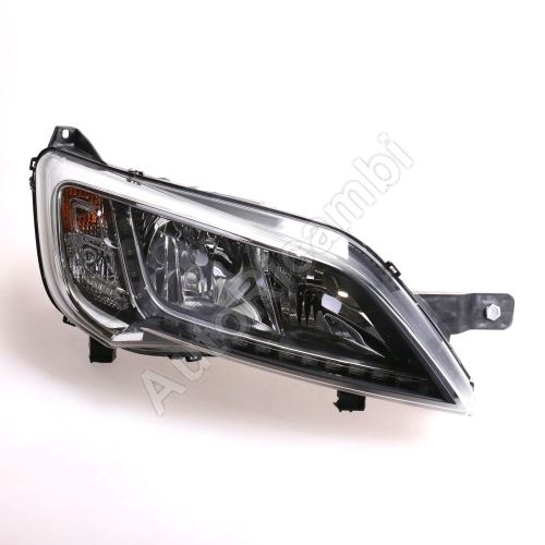 Headlight Fiat Ducato since 2014 right silver frame H7+H7, LED with control unit