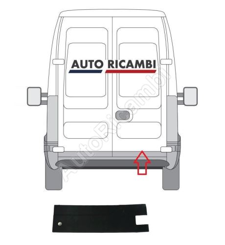 Protective trim Iveco Daily 2006-2011 rear, right door