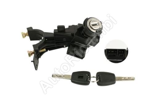 Ignition switch Fiat Doblo 2010-2022 with ignition barrel and keys, 5-PIN