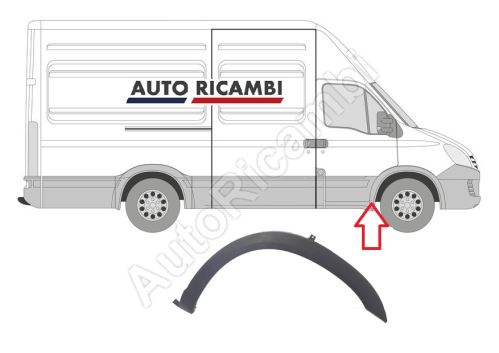 Protective trim Iveco Daily 2011-2014 right, fender trim