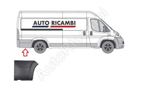 Protective trim Fiat Ducato since 2006 right, behind the rear wheel - Maxi