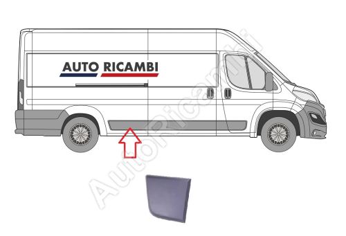 Protective trim Fiat Ducato since 2014 right, in front of the rear wheel