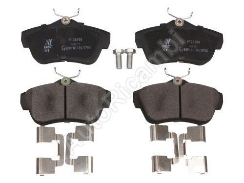 Brake pads Fiat Scudo since 2007 1.6/2.0D rear with accessories