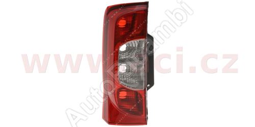 Tail light Fiat Fiorino from 2007 left without bulb holder (tailgate)