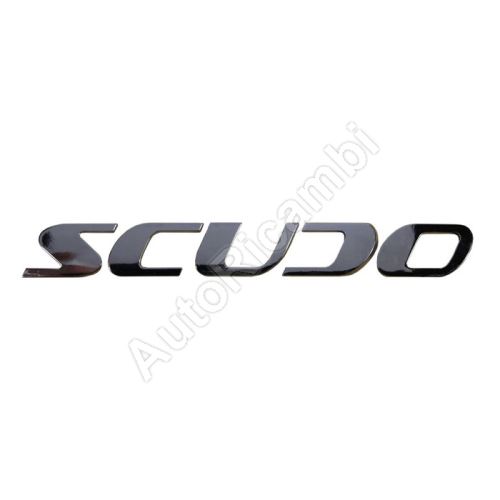 Schriftzug, Emblem "Scudo" Fiat Scudo ab 2007 hinten