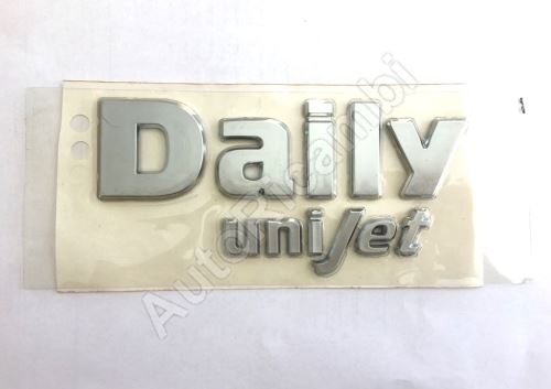 Emblem "unijet" Iveco Daily rear