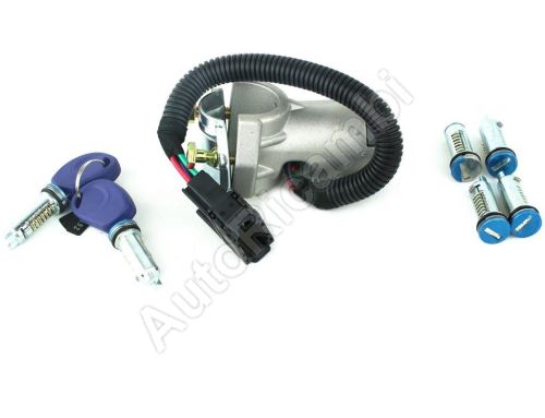 Ignition switch Iveco Daily 2006-2011 without immo., with ignition barrels set, 4-PIN