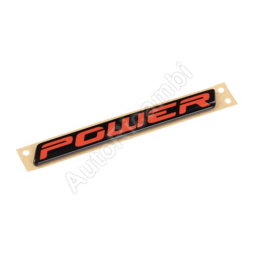 Emblem "Power" Fiat Ducato since 2018