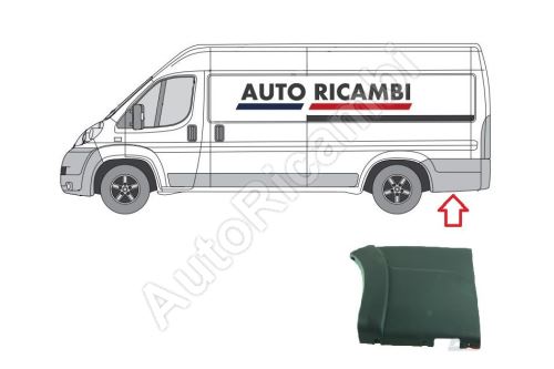 Protective trim Fiat Ducato since 2006 left, behind the rear wheel - Maxi