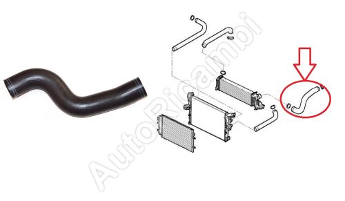 Charger Intake Hose Iveco Daily since 2011 2.3 from intercooler to intake manifold