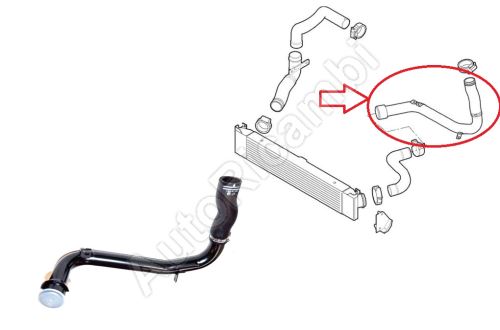 Charger Intake Hose Fiat Ducato since 2006  3.0 from turbocharger to intercooler