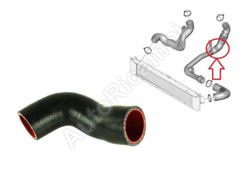 Charger Intake Hose Citroën Jumper 2011-2016 2.2 from turbocharger to throttle