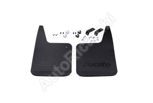 Bavettes garde-boue arrière Fiat Ducato 244 kit, avec l'inscription Ducato