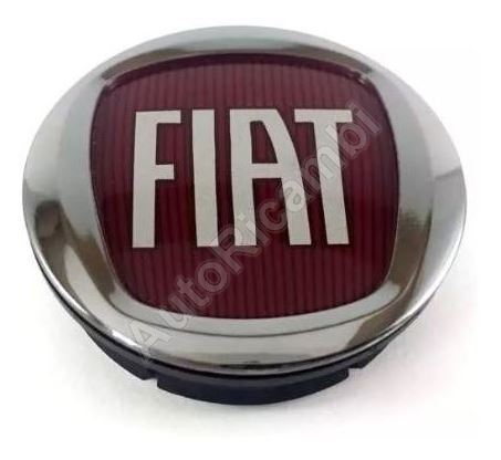 Cache moyeu roue Fiat Doblo depuis 2005, Fiorino depuis 2007 jantes en alliage, rouge