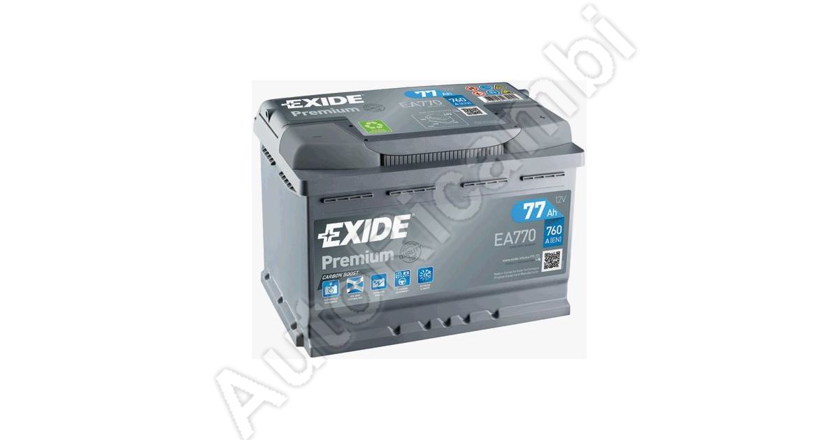 Exide Premium CARBON BOOST 2.0 EA770 Autobatterie 12V 77Ah