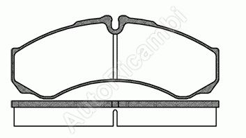 Brake pads Iveco Daily 2000 35/50C F= R, 65C rear