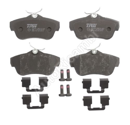 Brake pads Fiat Scudo since 2007 1.6/2.0D rear with accessories