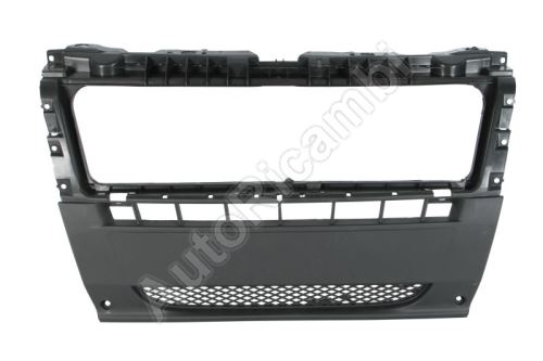 Front bumper Fiat Ducato 2006-2014 in the middle, with grille (dark grey)