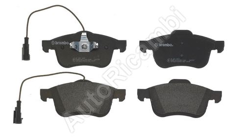 Brake pads Fiat Doblo since 2010, Combo 2011-2018 front, 2-sensors, system ATE