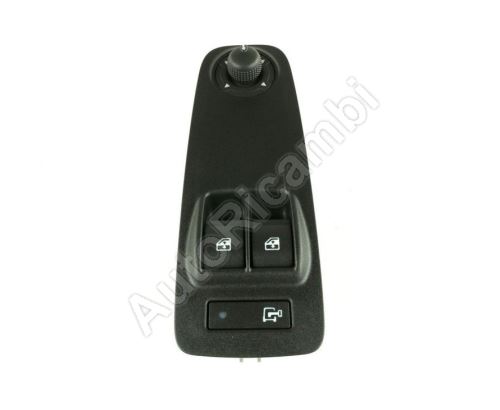 Electric window switch Fiat Ducato 2006-2011 left, black, with mirror control