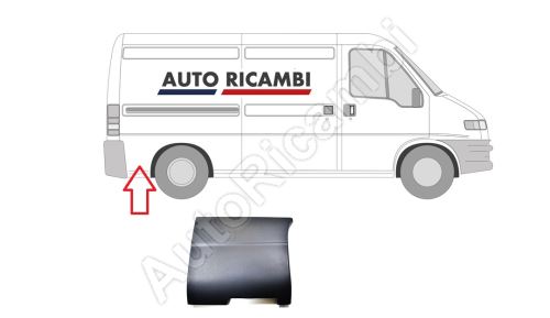 Protective trim Fiat Ducato 2002-2006 right, behind the rear wheel 37,5 x 34 cm