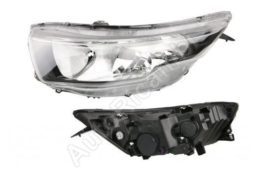 Headlight Iveco Daily 2014-2019 left electric H7+H1 - FAST