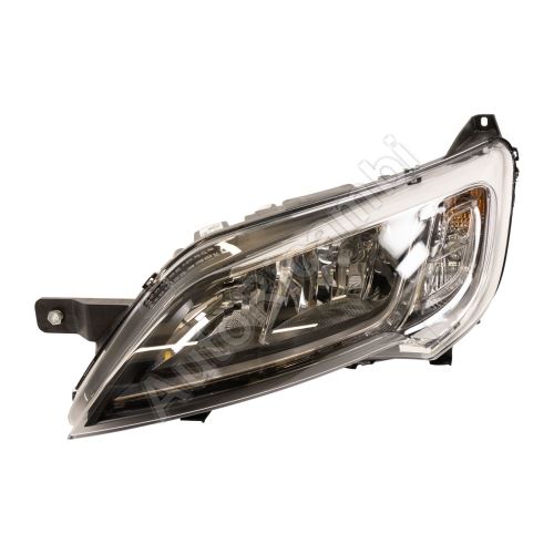 Headlight Fiat Ducato since 2014 left silver frame H7+H7, LED with control unit