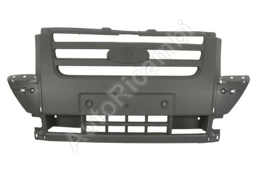 Bumper Ford Transit 2006-2014 front, middle part, light gray