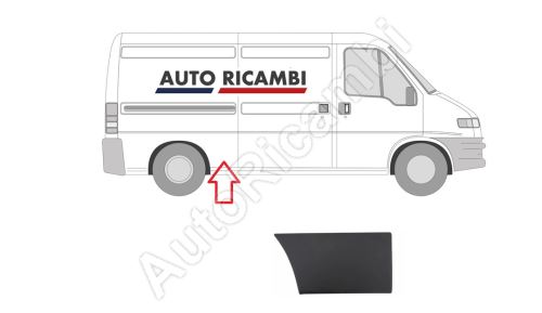 Protective trim Fiat Ducato 2002-2006 right, in front of the rear wheel