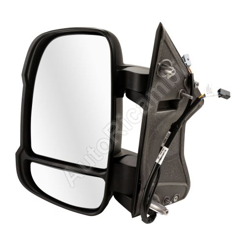 Rear View mirror Fiat Ducato 2006-2011 left short 80 mm, foldable with sensor 16W, 12-PIN