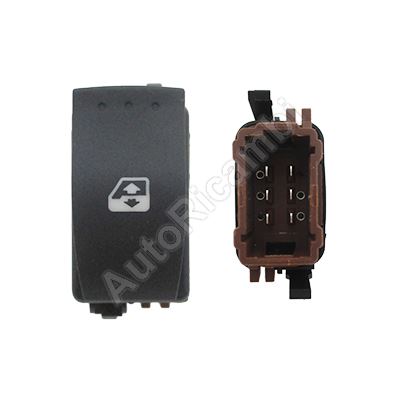 Electric window button Renault Trafic 2001-2014 right, 6-PIN