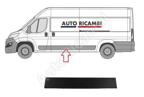 Protective trim Fiat Ducato since 2014 left, in the middle, black