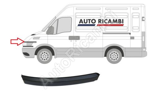 Protective trim Iveco Daily 2000-2006 left, upper plastic for front inner panel