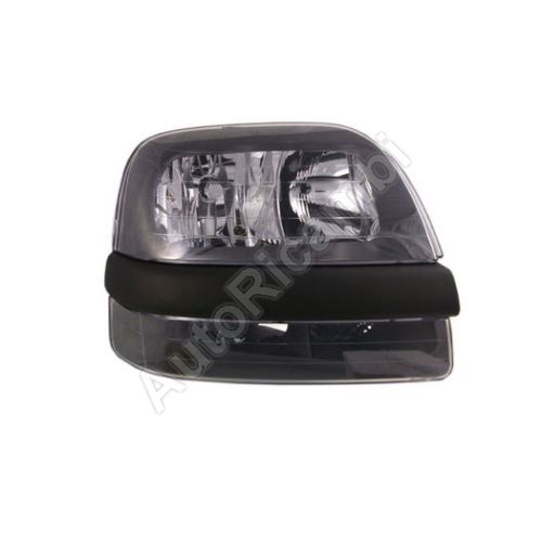 Headlight Fiat Doblo 2000-2005 right front H7+H1, without fog light, with motor
