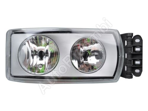 Headlight Iveco EuroCargo, Stralis left, H7+H7 without regulation