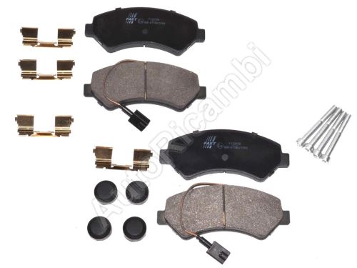 Brake pads Fiat Ducato since 2006 front Q17H, 2-sensors, with accessories